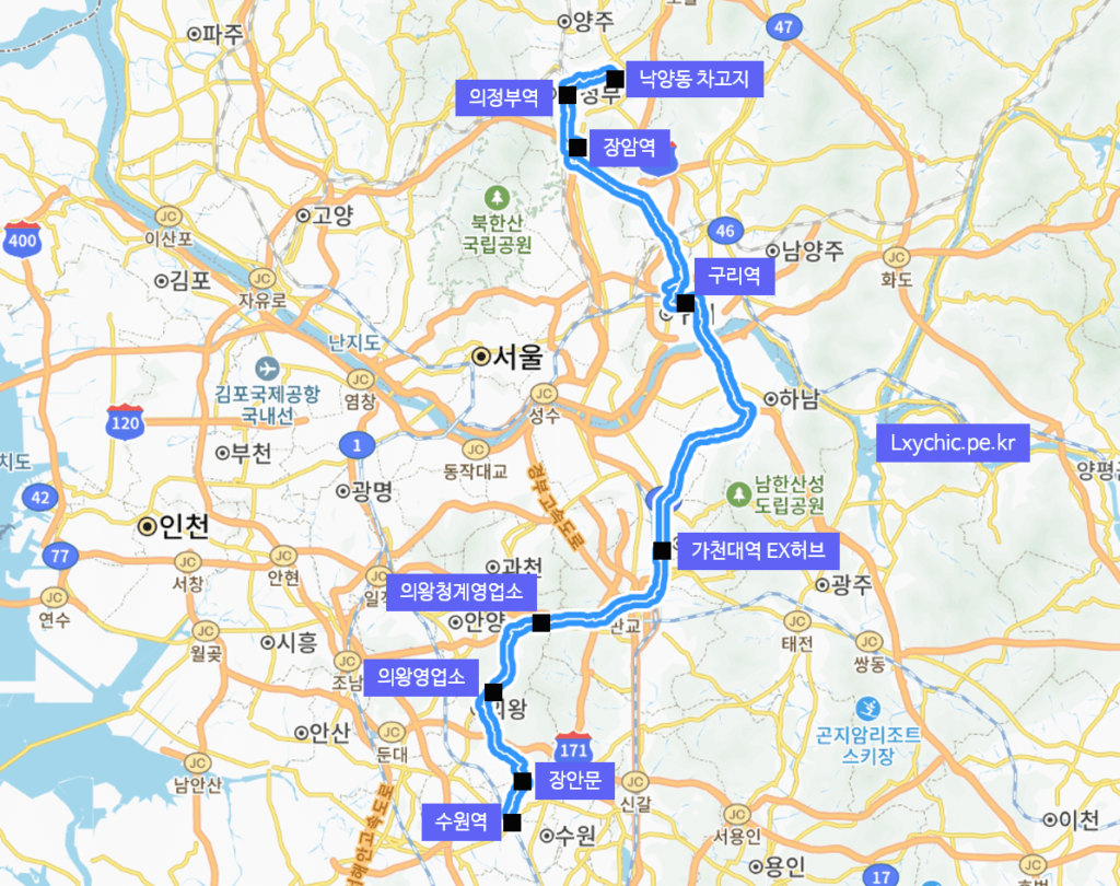 8409번 경기순환버스 노선