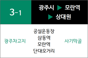 3-1번 일반시내버스 노선