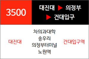 3500번 광역버스 노선