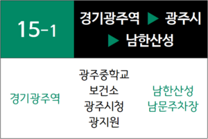 15-1번 일반시내버스 노선