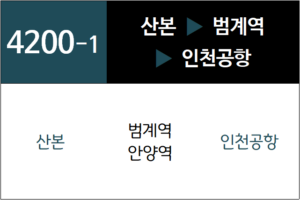 A4200-1번 공항버스 노선
