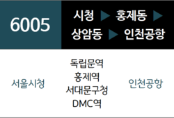 6005번 공항버스 노선