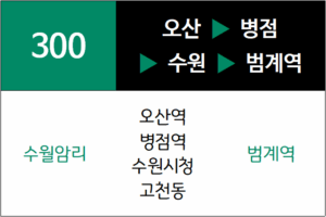 300번 일반시내버스 노선
