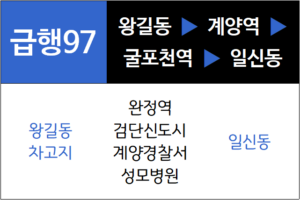 급행97번 급행버스 노선